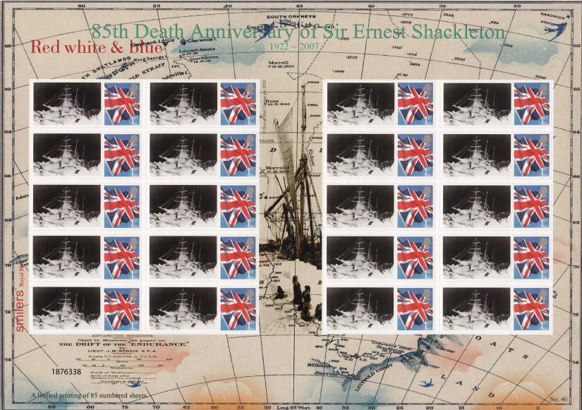 TS-240 - Sir Ernest Shackleton - 85th Death Anniversary