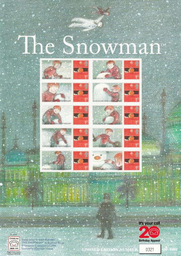 BC-097 - The Snowman Smilers Sheet