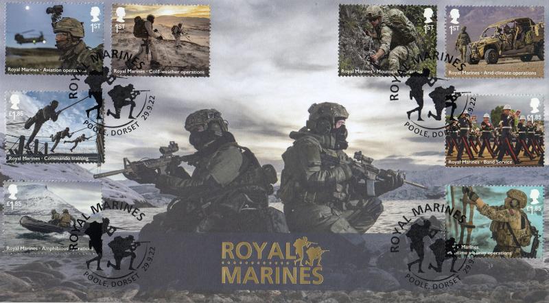 2022 (09) Royal Marines (Stamps) - Internet Official