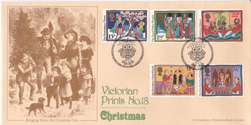 986 (11) Christmas - Bradbury Victorian Print 18 - Bethlehem H/S