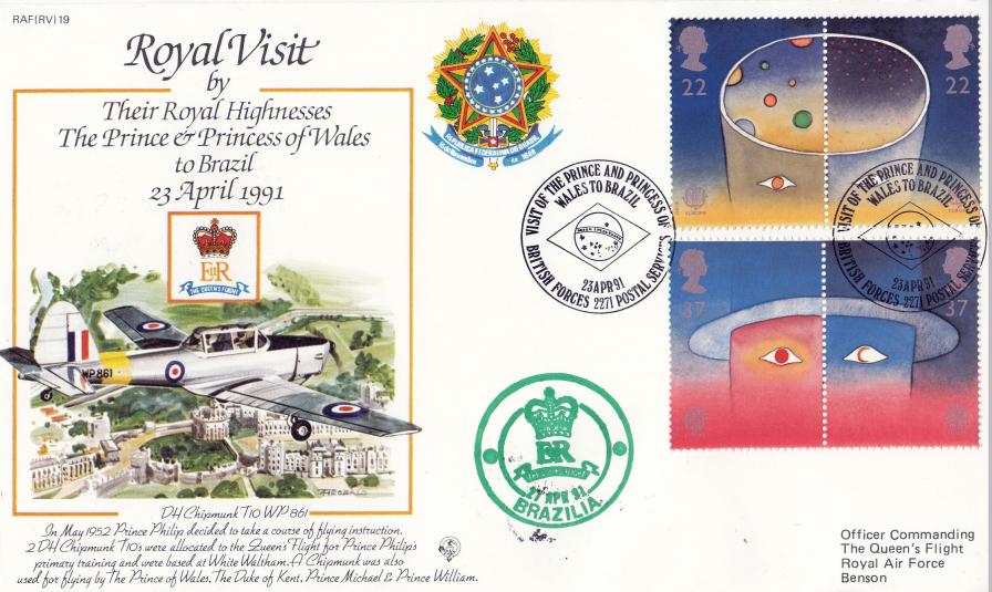 1991 (04) Europe In Space - Forces RAF (RV) 19 Brazil Official
