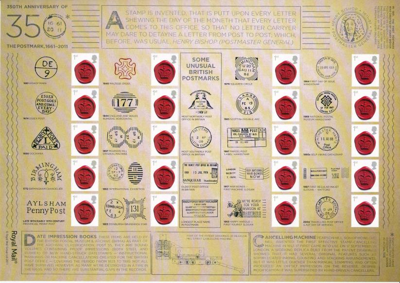 GS-080 - 350th Anniversary Of The Postmark