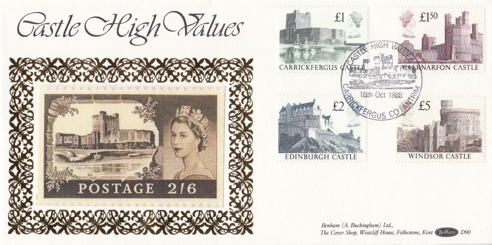 1988 (10) Castle High's - Benham D90 Official Set Of Four