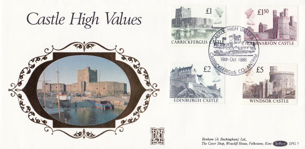 1988 (10) Castle High's - Benham SPG Official Set Of Four