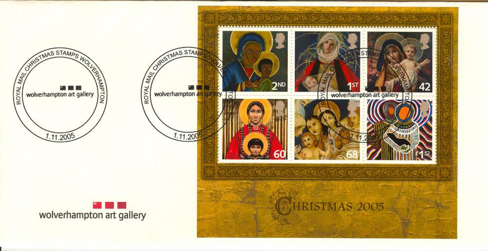 2005 (11) Christmas (M/S) - Wolverhampton Art Gallery Official