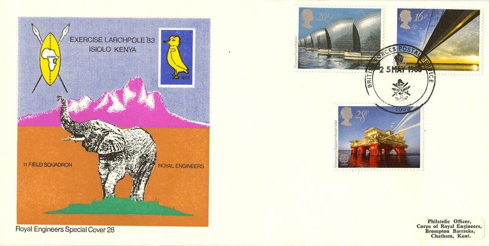 1983 (08) Engineering - Forces Royal Engineers Official - BFPO 1000 H/S