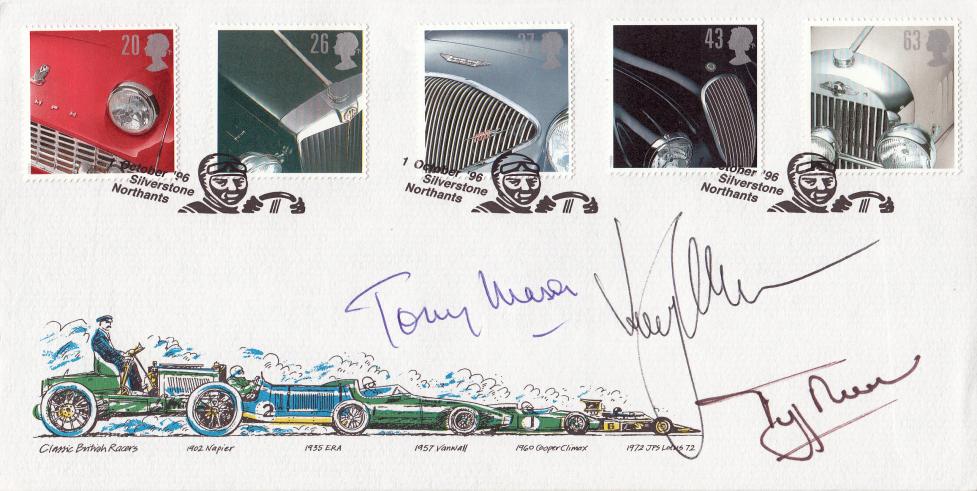 1996 (10) Cars - Lovell Official - Signed by the BBC TV 'Top Gear' Presenters (at that time)