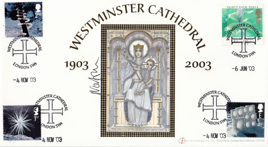 2003 (11) Christmas - Internet Westminster Cathedral Official - Signed by the Duke of Norfolk