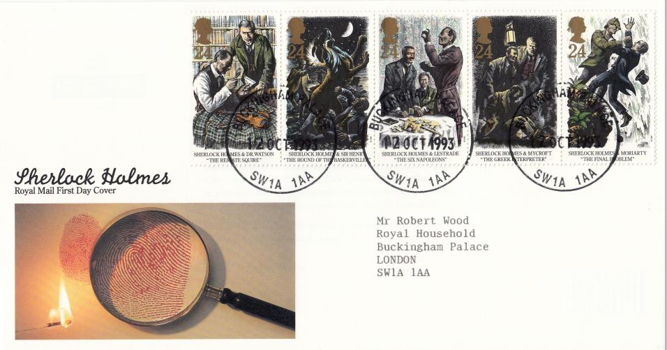 1993 (10) Sherlock Holmes - RM - Buckingham Palace CDS (Standard CDS Version)