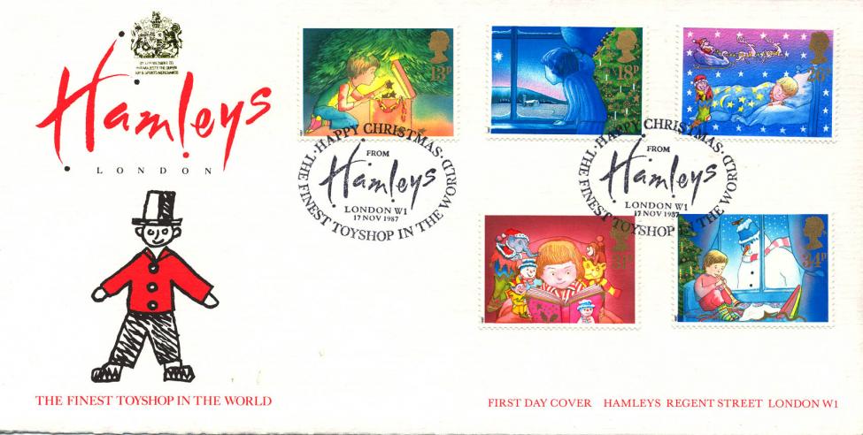 1987 (11) Christmas - Covercraft 'Hamleys' Official - Cat £40 !