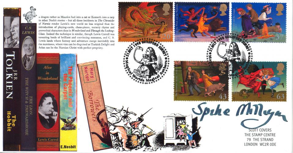 1998 (07) Magical Worlds - Scott 'Guildford (Alice)' Official - Signed by Spike Milligan