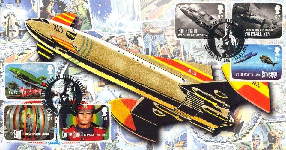 2011 (01) Gerry Anderson - Steven Scott (Gerry Portrait) FULL SET Official (Fireball XL5)