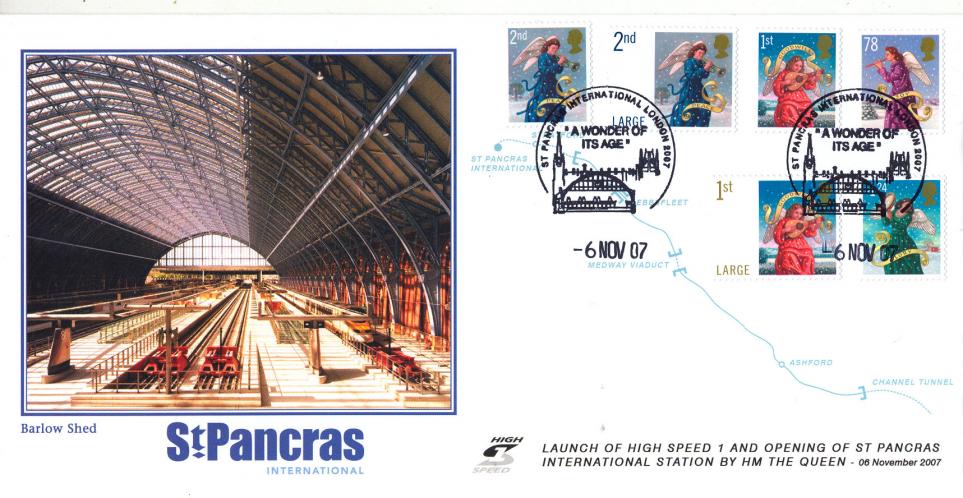 2007 (11) Christmas (Stamps) - St Pancras International Official