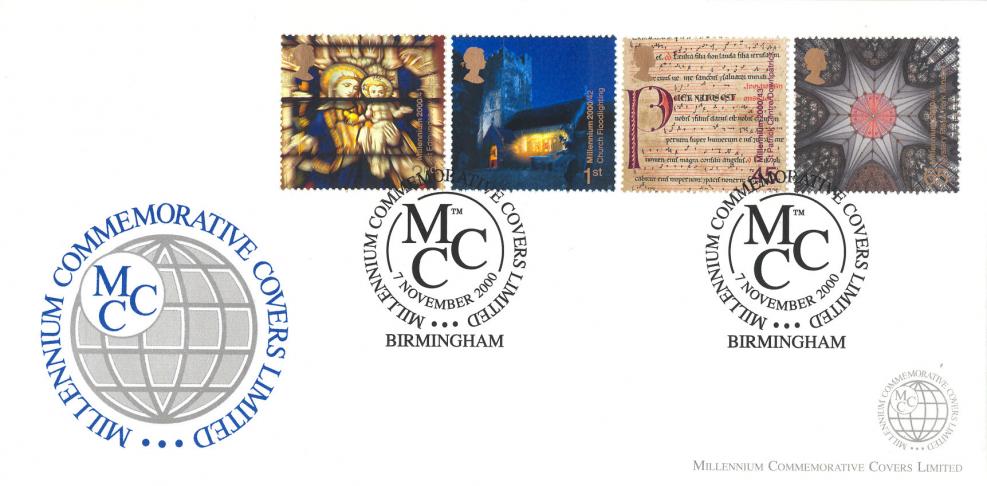 2000 (11) Spirit & Faith - Millennium Commemorative Covers Official