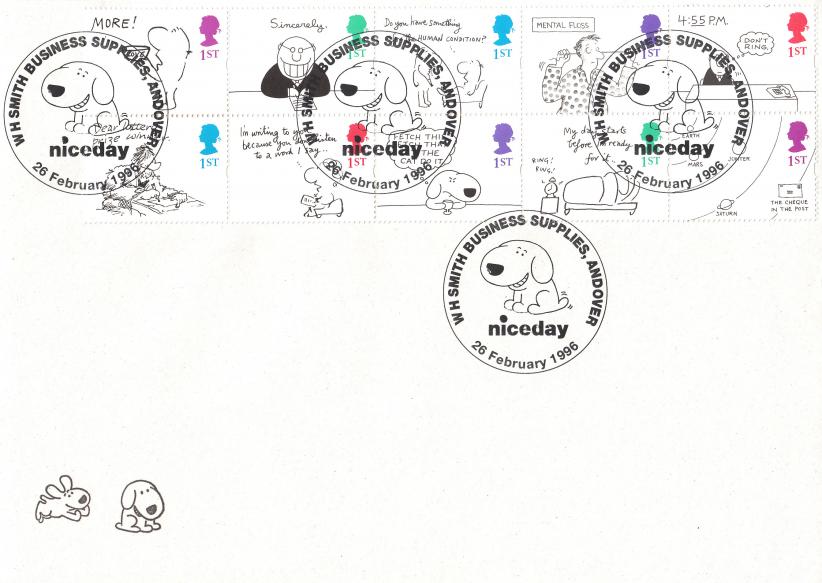1996 (02) Greetings - WH Smith 'Niceday' Envelope - Niceday H/S (A5 Size Cover)