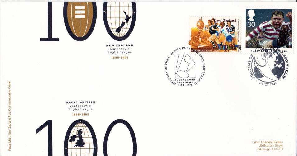 1995 (10) Rugby League - RM & NZ Post Official