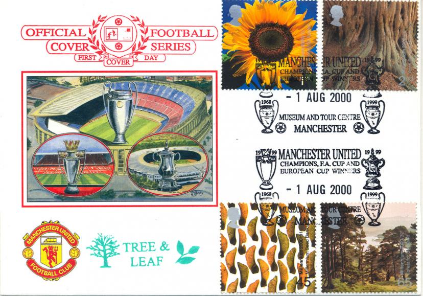 2000 (08) Tree & Leaf - Dawn Football (Manchester United) Official (35 PRODUCED)