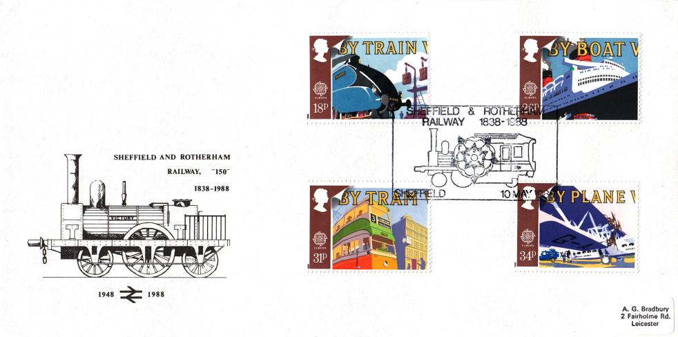 1988 (05) Transport - British Rail, Sheffield & Rotherham Official