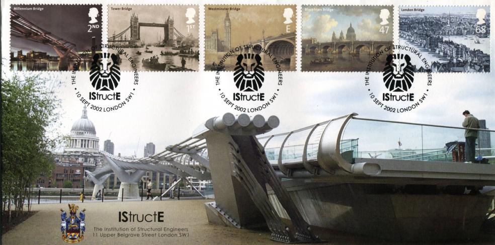 2002 (09) London Bridges - Covercraft 'Institution Of Structural Engineers, SW1' Official