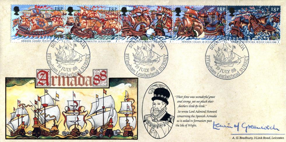 1988 (07) Armada - Bradbury LFDC 'Special' - Signed by Lord Lewin of Greenwich