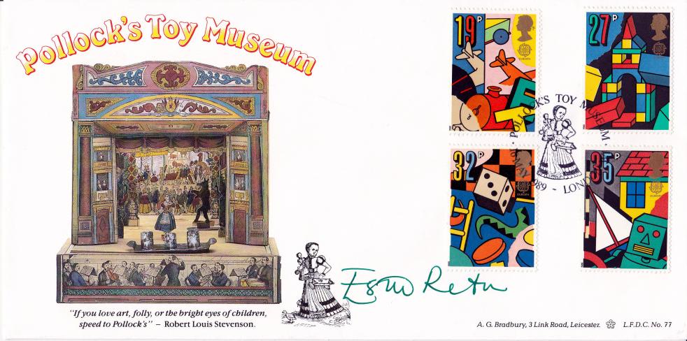 1989 (05) Games & Toys - Bradbury LFDC Official - Signed by Ester Rantzen