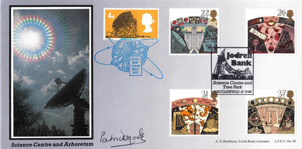 1990 (10) Astronomy - Bradbury LFDC Official - Signed by the late Patrick Moore