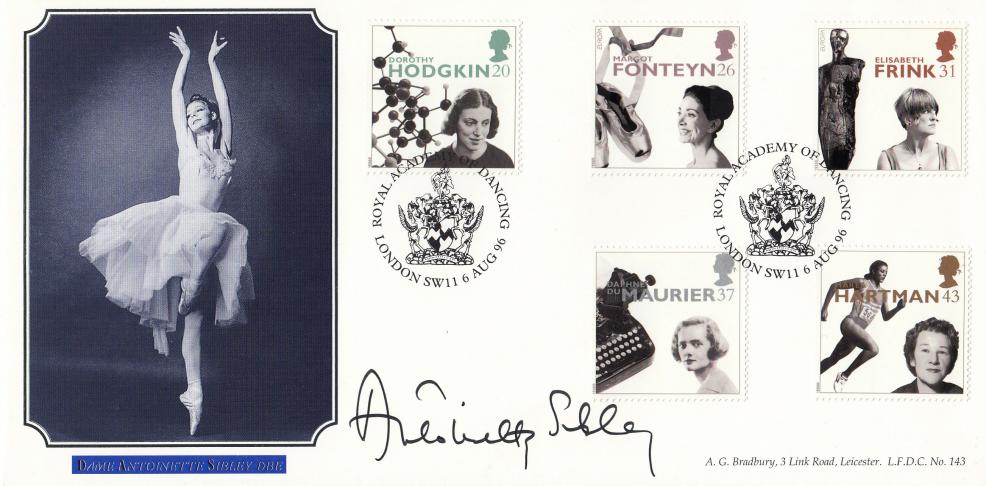 1996 (08) Women - Bradbury LFDC Official - Signed by Dame Antoinette Sibley