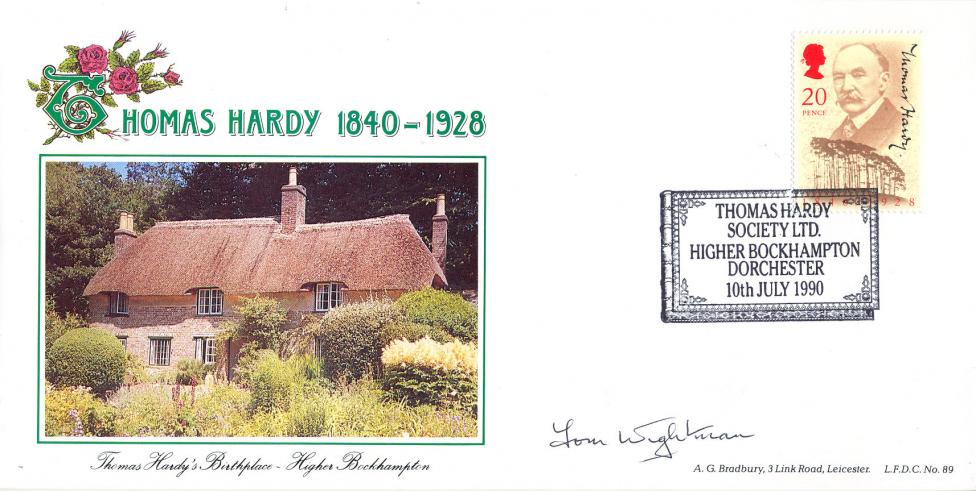 1990 (07) Thomas Hardy - Bradbury LFDC Official - Signed by Tom Wightman