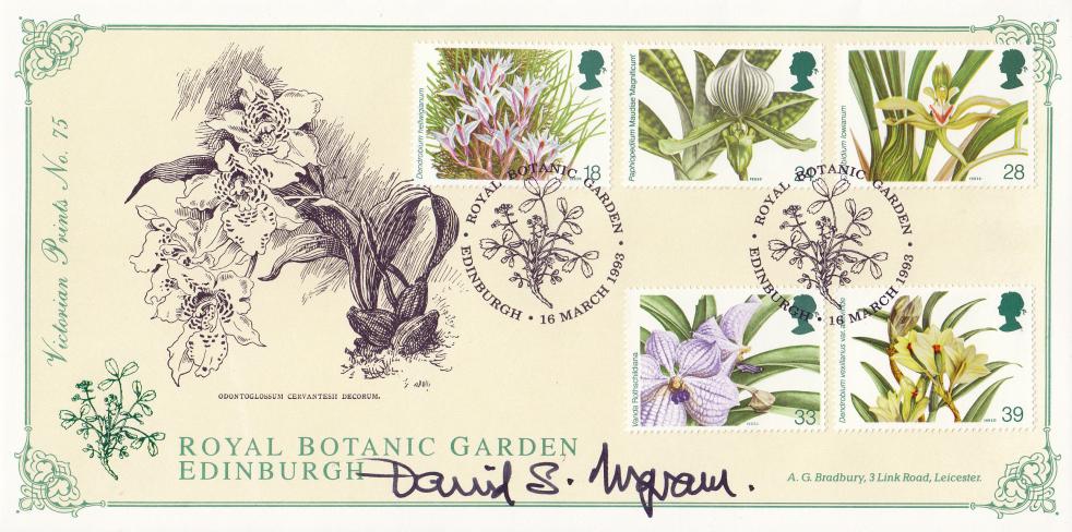 1993 (03) Orchids - Bradbury VP Official - Signed by Prof David Ingram