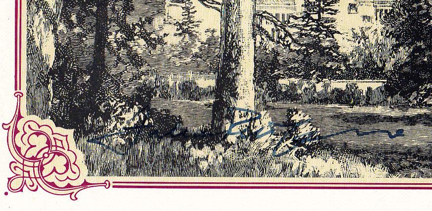 1995 (04) National Trust - Bradbury VP Official - Signed by Julian Pettifer