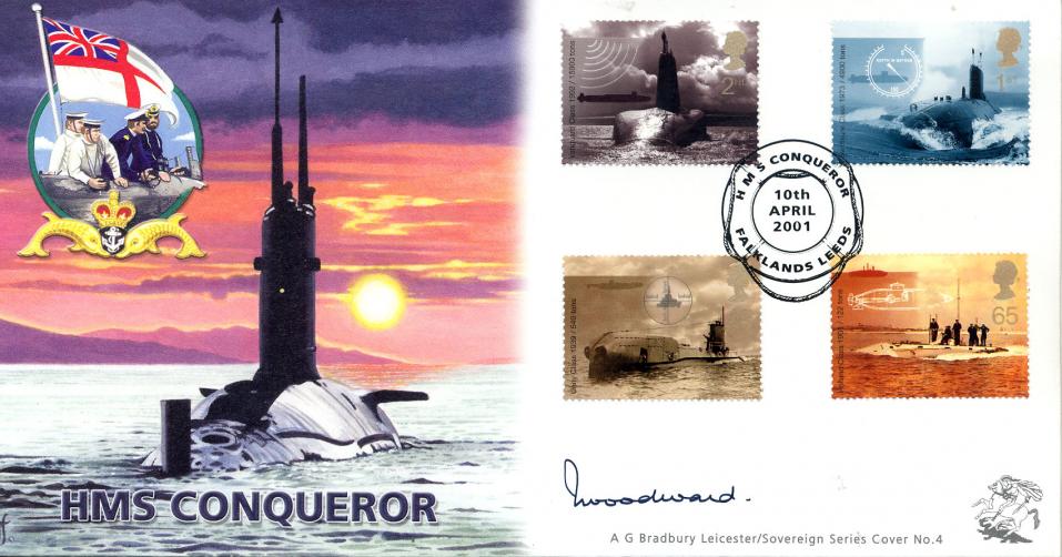 2001 (04) Submarines - Bradbury Sovereign Official - Signed by Admiral Sir Sandy Woodward