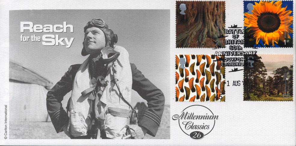 2000 (08) Tree & Leaf - Cambridge 'Reach For The Sky' Battle of Britain 60th Anniversary Official