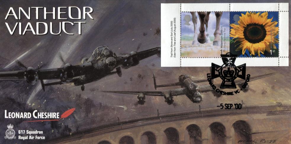 2000 (09) Millenium Retail Booklet - Cambridge 'Antheor Viaduct' Leonard Cheshire VC Official