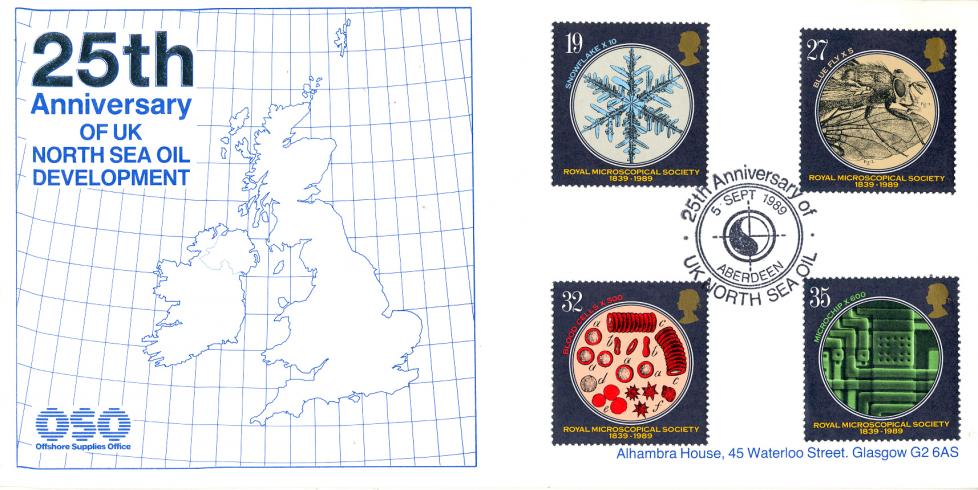1989 (09) Microscopes - Arlington North Sea Oil Development Anniversary Official