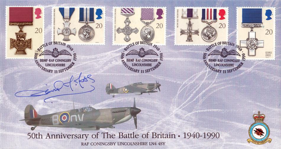 1990 (09) Gallantry - Covercraft BBMF RAF Coningsby Official - Signed by Wing Commander David Moss