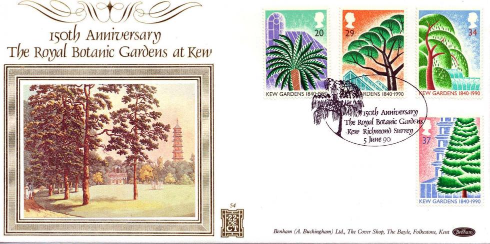 1990 (06) Kew Gardens - Benham Gold (500) Official