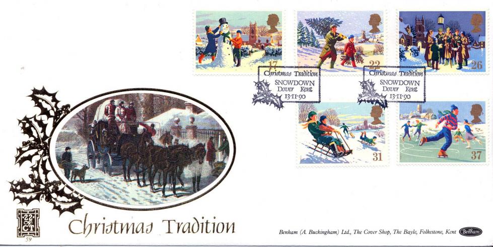 1990 (11) Christmas - Benham Gold (500) Official