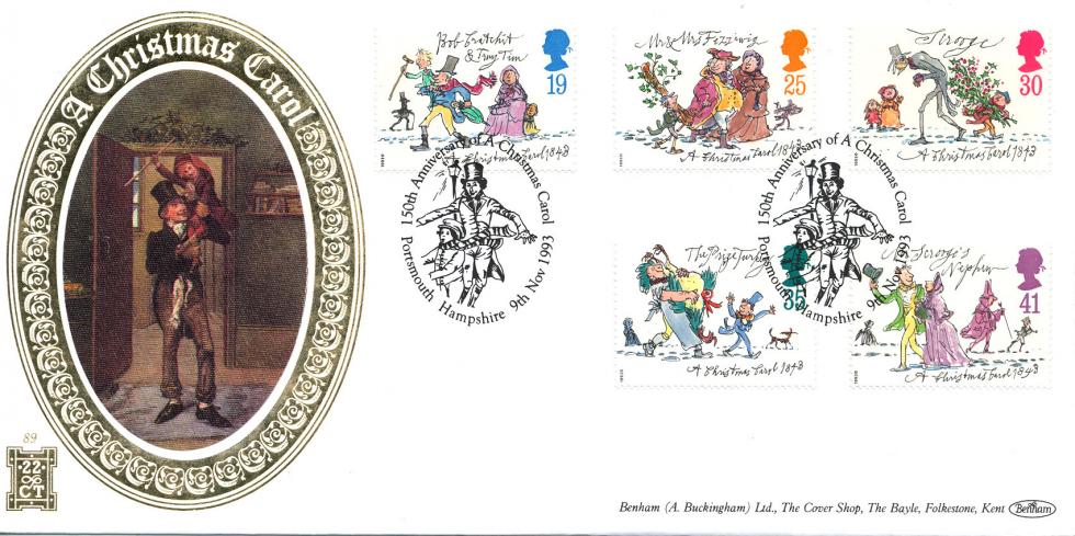 1994 (11) Christmas - Benham Gold (500) Official (Christmas Common)