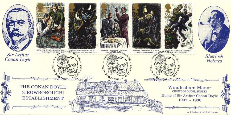 1993 (10) Sherlock Holmes - Bradbury Windlesham Manor Official