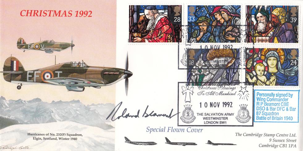 1992 (11) Christmas - Cambridge 'Special' - Signed by Roland Beaumont DSO* DFC*