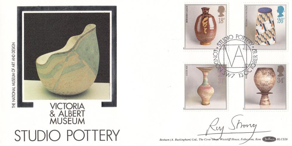1987 (10) Pottery - Benham BLCS 26 Official - Signed by Roy Strong