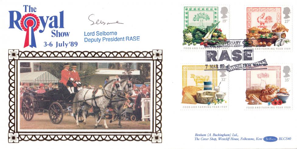 1989 (03) Food & Farming - Benham BLCS 40 Official - Signed by Lord Selborne