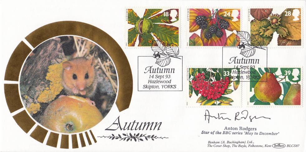 1993 (09) Autumn - Benham BLCS 87 Official - Signed by the late Anton Rodgers