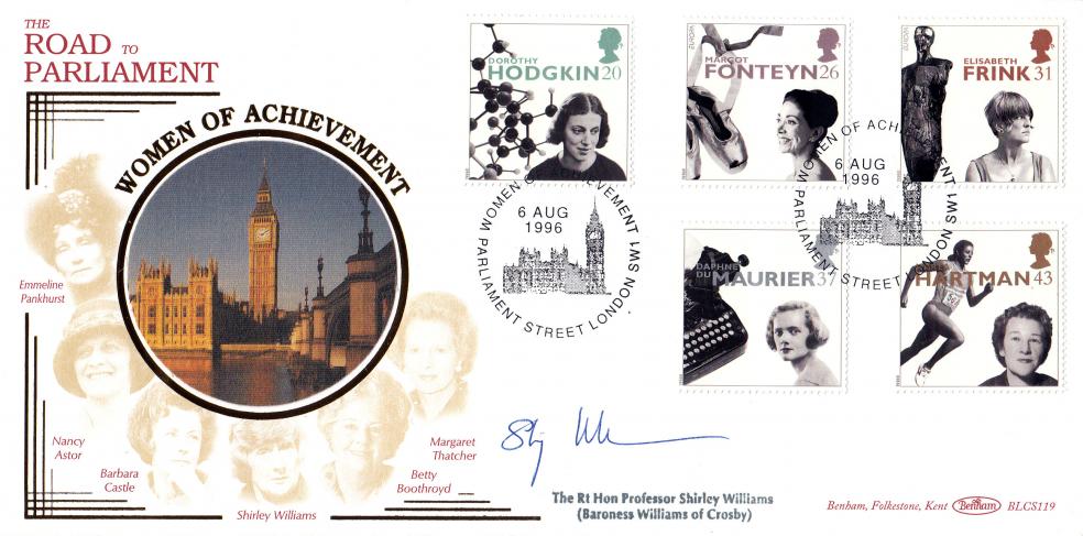 1996 (08) Women - Benham BLCS 119 Official - Signed by Shirley Williams