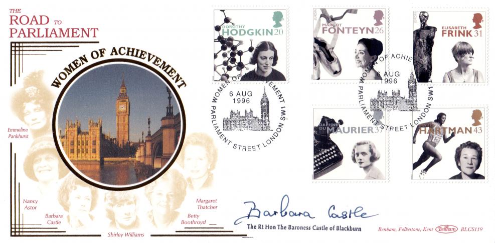 1996 (08) Women - Benham BLCS 119 Official - Signed by the late Barbara Castle