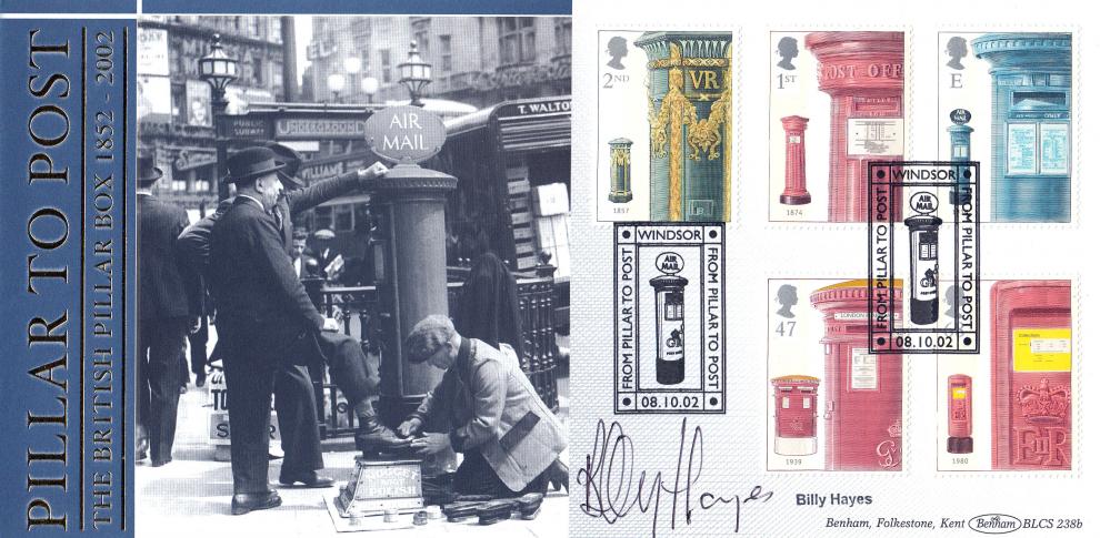 2002 (10) Post Boxes - Benham BLCS 238 Official - Signed by Billy Hayes