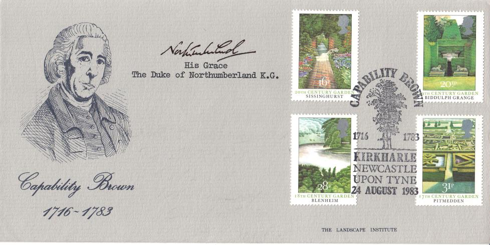 1983 (08) Gardens - Landscape Institute Official - Signed by The Duke of Northumberland