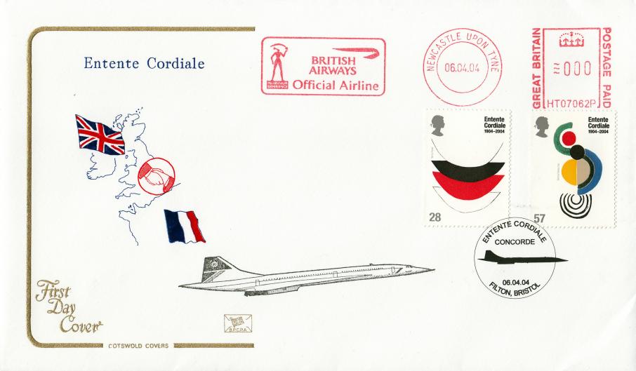 2004 (04) Entente Cordiale - Cotswold - Filton H/S + British Airways Official Airline Meter Mark