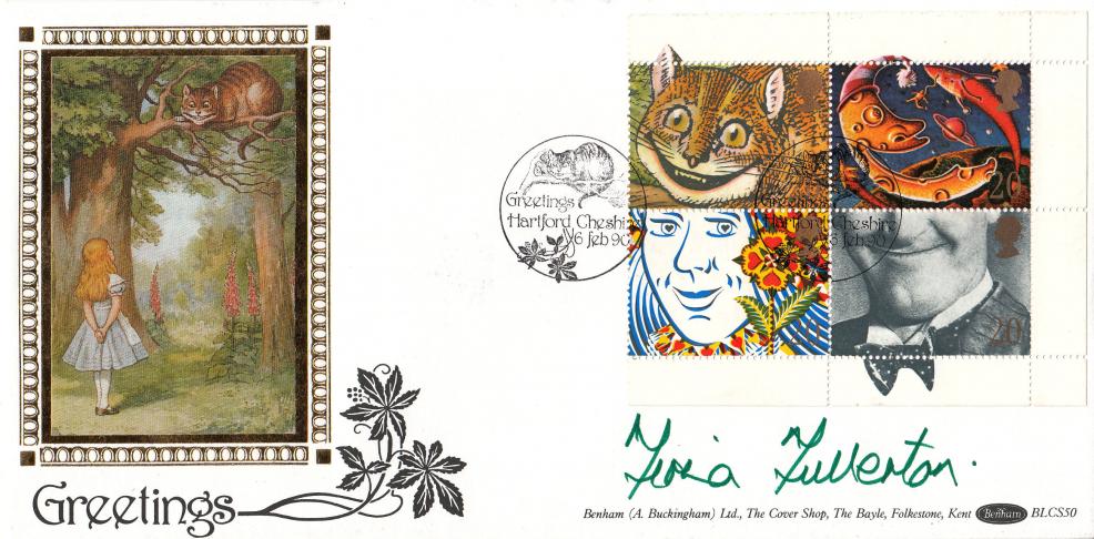 1990 (02) Greetings - Benham BLCS 50 Official's (pair)  - Signed by Fiona Fullerton