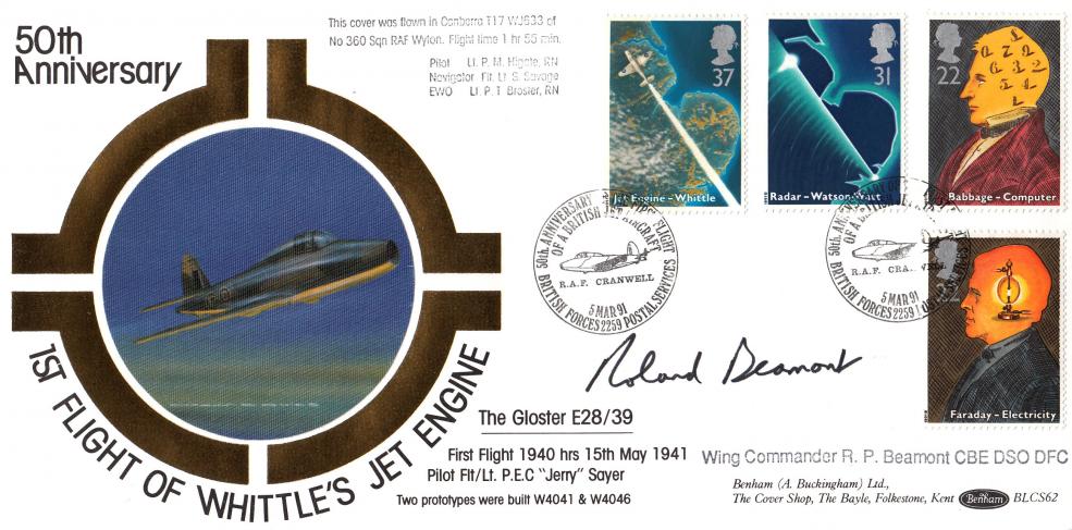 1991 (03) Scientists - Benham BLCS 62 - Signed by Wing Commander Roland Beamont DSO DFC